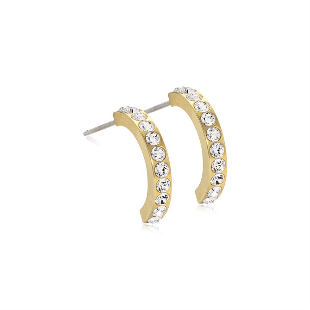 Golden Brilliance Curved Crystal 15mm